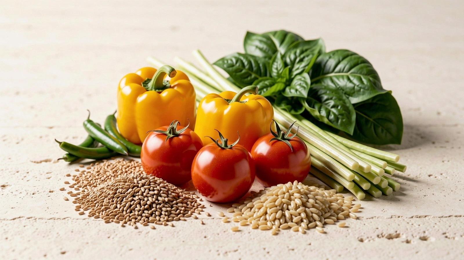 Terveellinen ravitsemus ja tuoreet raaka-aineet